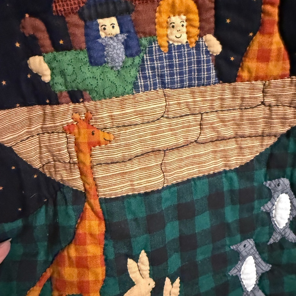 Handmade Vintage Reversible Colorful Embroidered Women's Vest, Sunday School, XL - Picture 10 of 13